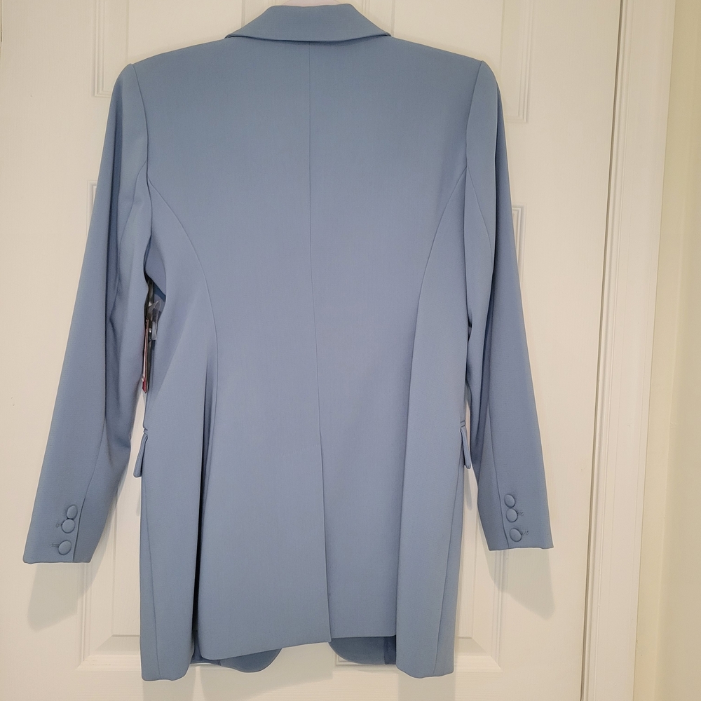 VINCE CAMUTO Sky Blue Blazer NWT Sz 10 - Picture 8 of 13